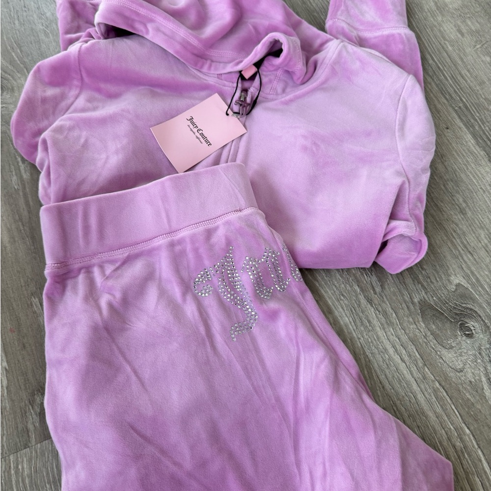 Juicy Couture Lavender Velour Short Set
